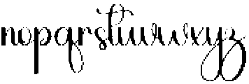 Autograph Regular otf (400) Font LOWERCASE