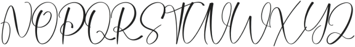 Autograph Regular otf (400) Font UPPERCASE