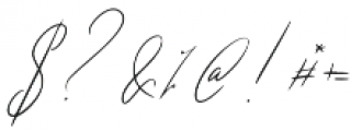 Autograph otf (400) Font OTHER CHARS