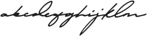 Autography Bold Italic otf (700) Font LOWERCASE