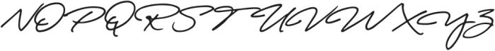 Autography Bold otf (700) Font UPPERCASE