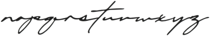 Autography Italic otf (400) Font LOWERCASE