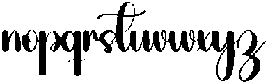 Autography Regular otf (400) Font LOWERCASE