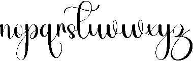 Autography Regular otf (400) Font LOWERCASE