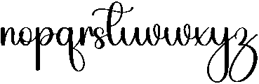Autography Regular otf (400) Font LOWERCASE