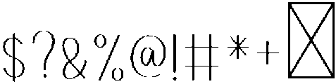 Autography Regular otf (400) Font OTHER CHARS