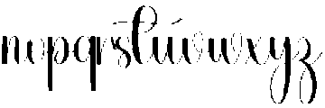 Autography Regular otf (400) Font LOWERCASE