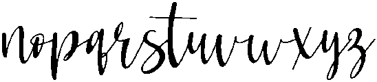 Autography Regular otf (400) Font LOWERCASE