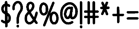 Autography Regular otf (400) Font OTHER CHARS