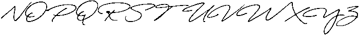 Autography Regular otf (400) Font UPPERCASE