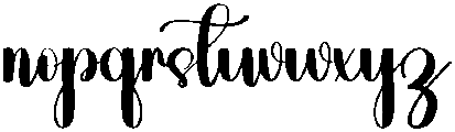 Autography Regular ttf (400) Font LOWERCASE
