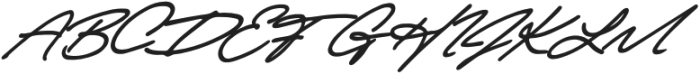 Autography Super Bold Italic otf (700) Font UPPERCASE