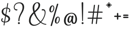 AutographyStylish-Regular otf (400) Font OTHER CHARS