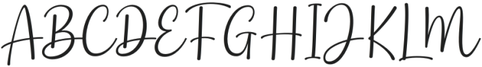 AutographyStylish-Regular otf (400) Font UPPERCASE