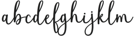 AutographyStylish-Regular otf (400) Font LOWERCASE