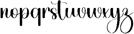 Automatic Regular otf (400) Font LOWERCASE