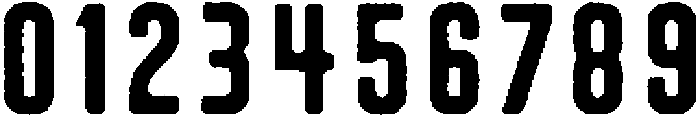 Autoparts Condensed Rough otf (400) Font OTHER CHARS
