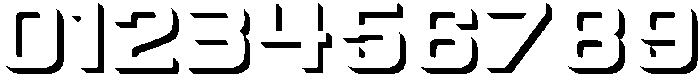 Autoparts Extra Wide Shadow otf (400) Font OTHER CHARS