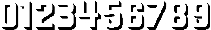 Autoparts Medium Shadow otf (500) Font OTHER CHARS