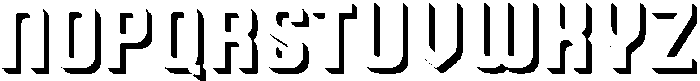 Autoparts Medium Shadow otf (500) Font UPPERCASE