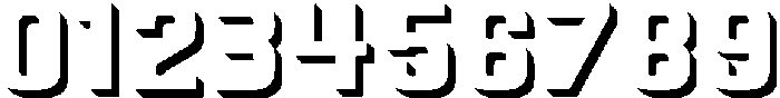 Autoparts Semi Wide Shadow otf (400) Font OTHER CHARS