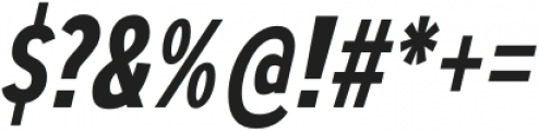 Autoradiographic Bold Italic otf (700) Font OTHER CHARS