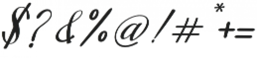 Auttan Italic Italic otf (400) Font OTHER CHARS