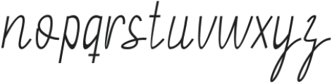 Autumn Gloryenz Regular otf (400) Font LOWERCASE