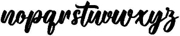 Autumn Harvest otf (400) Font LOWERCASE