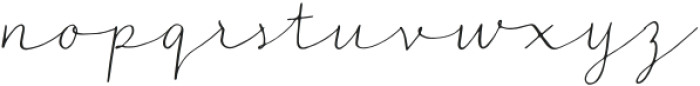 Autumn June Script otf (400) Font LOWERCASE