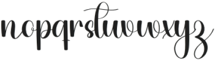 Autumn Lovers Regular otf (400) Font LOWERCASE