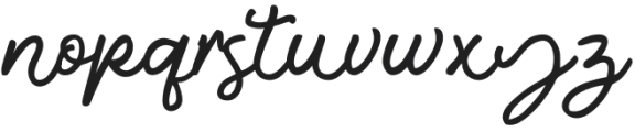 Autumn Monoline Regular otf (400) Font LOWERCASE