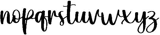 Autumn Regular otf (400) Font LOWERCASE