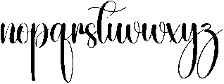 Autumn Regular otf (400) Font LOWERCASE
