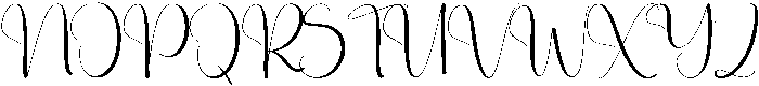 Autumn Regular otf (400) Font UPPERCASE