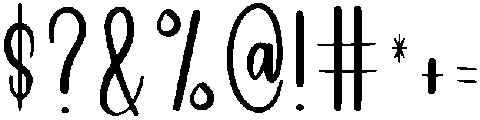 Autumn Regular otf (400) Font OTHER CHARS