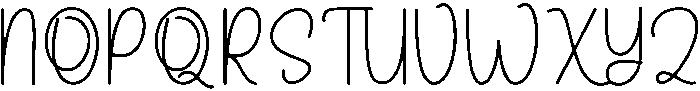 Autumn Regular otf (400) Font UPPERCASE
