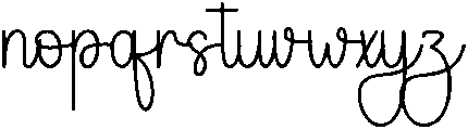 Autumn Regular otf (400) Font LOWERCASE