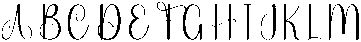 Autumn Regular otf (400) Font UPPERCASE