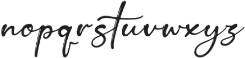 Autumn Scarletta Italic otf (400) Font LOWERCASE