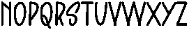 Autumn Season Regular otf (400) Font LOWERCASE