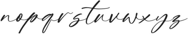 Autumn Silent Italic otf (400) Font LOWERCASE