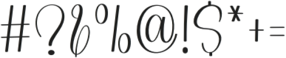Autumn Vintage Regular otf (400) Font OTHER CHARS
