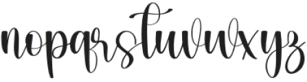 Autumn Vintage Regular otf (400) Font LOWERCASE