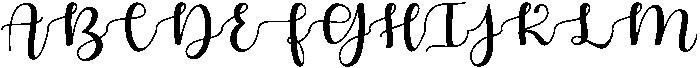Autumn in November Regular otf (400) Font UPPERCASE