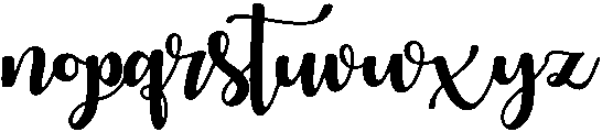 Autumn in November Regular otf (400) Font LOWERCASE