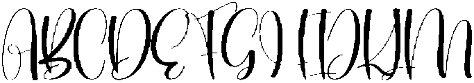 Autumnal Regular otf (400) Font UPPERCASE