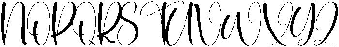 Autumnal Regular otf (400) Font UPPERCASE