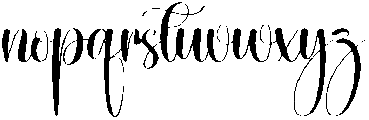 Autumnal Regular otf (400) Font LOWERCASE