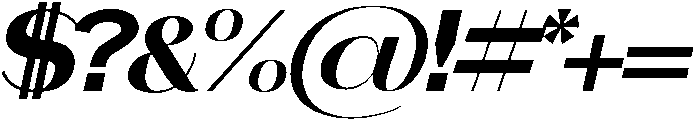 aurora Italic otf (400) Font OTHER CHARS